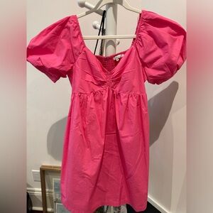 Pink mini dress